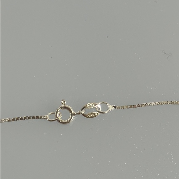 925 silver real stones Topaz amethyst citrine necklace italy - Picture 6 of 6